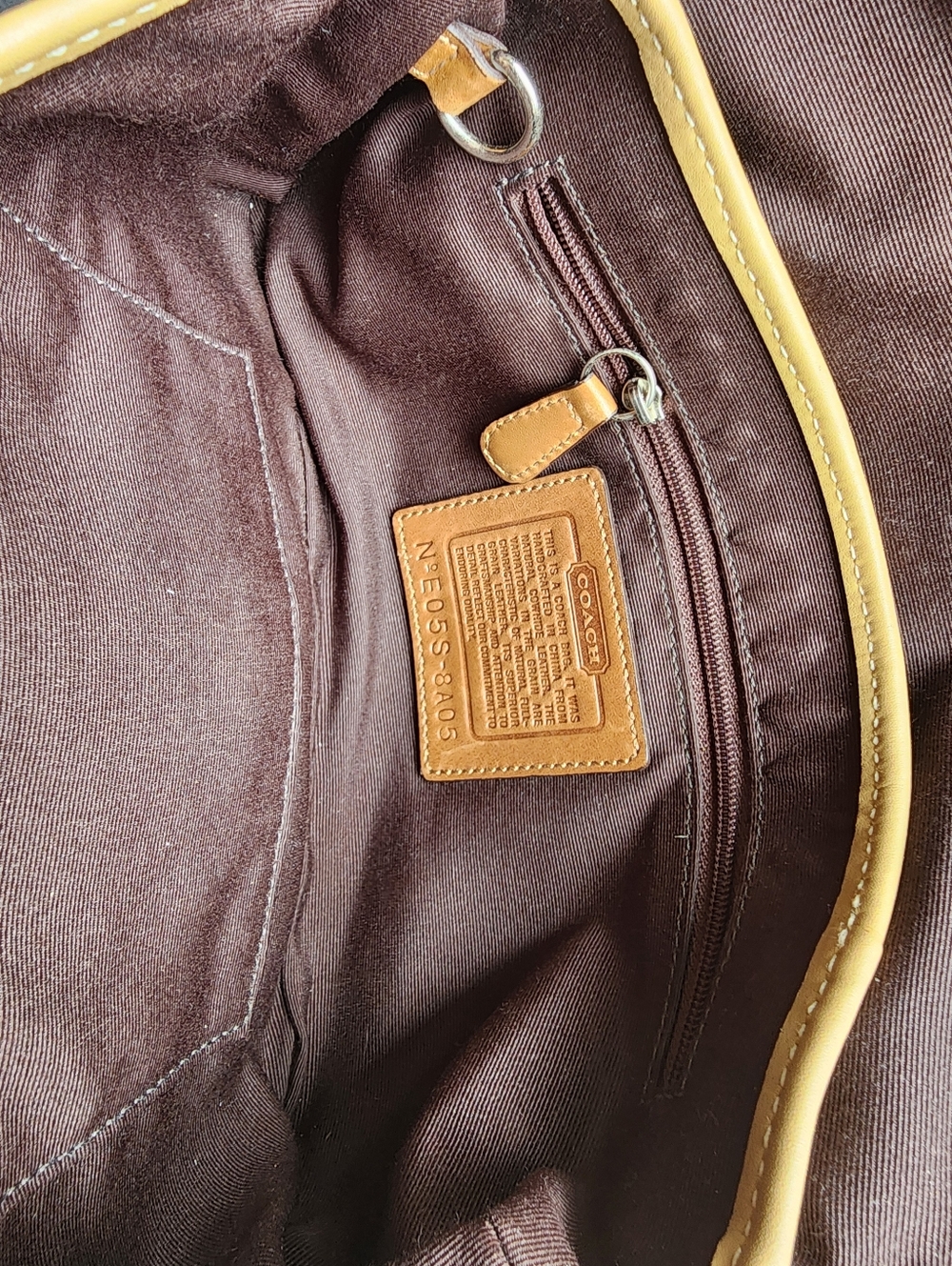 Coach Vintage Soho, Double Compartment, Tan, EUC, 2005, 8A05 - Picture 16 of 16